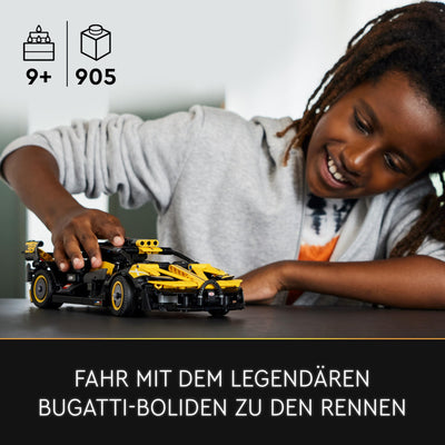 LEGO Technic Bugatti-Bolide, Auto-Modellbausatz, Sportwagen-Spielzeug, ikonisches Auto Set zum Sammeln, Bauspielzeug ab 9 Jahren 42151