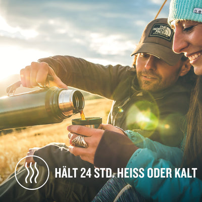 Stanley Classic Legendary Thermoskanne 1.9L - Hält 32 Stunden Heiß oder Kalt - Spülmaschinenfest - Auslaufsicherer Deckel dient als Becher - Isolierflasche BPA Frei - Edelstahl Thermosflasche