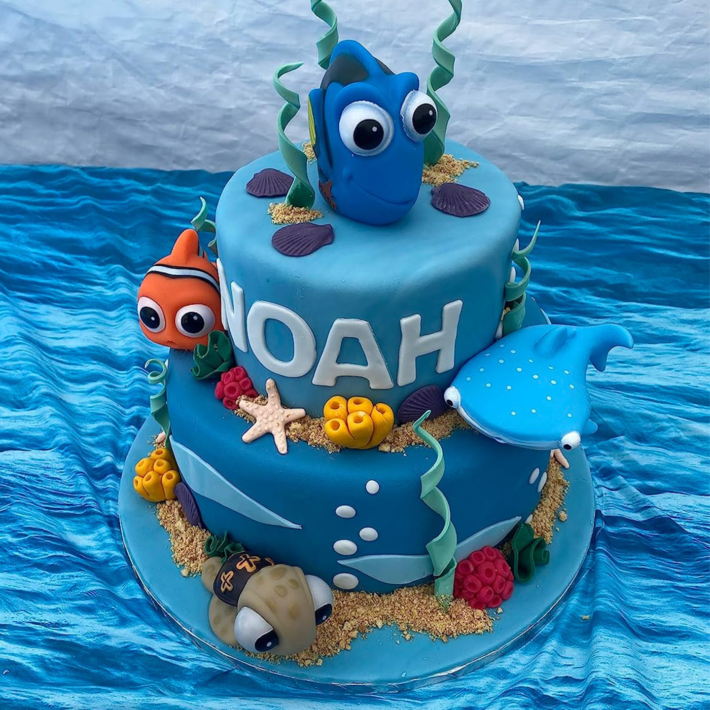 Baby Badespielzeug, Finden Dory Nemo Spritzen Spielzeug Bath Squirters Badespielzeug für Baby- und Kleinkindspielzeug Duschen und Schwimmen (6 Stück)