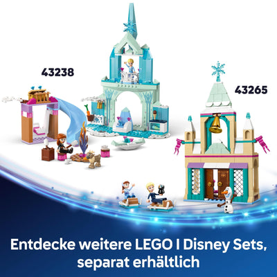 LEGO ǀ Disney Frozen Annas Schlittenabenteuer, Bauspielzeug und Fantasy Spielset, Schokoladenstand mit Anna, Kristoff, Olaf und Sven Mini Puppen, Prinzessin Spielzeug für Mädchen ab 4 Jahren 43256
