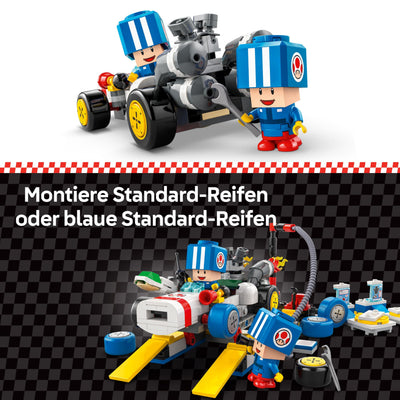 LEGO Super Mario: Mario Kart – Toads Werkstatt, Nintendo Charakter, anpassbares Spielzeug, Abenteuer Spielset, Geschenk für Jungen, Mädchen und Gamer ab 8 Jahren 72035
