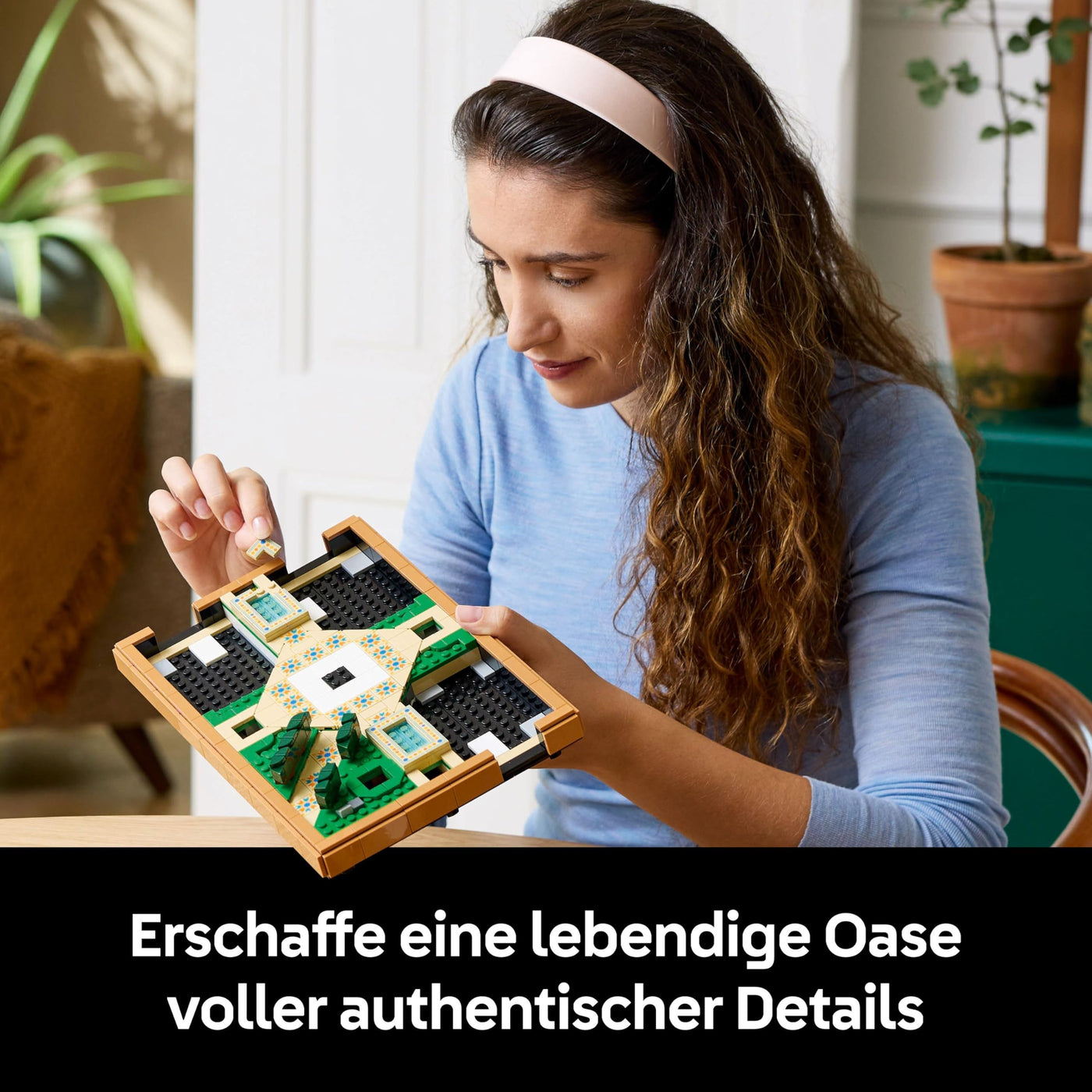 LEGO Icons Springbrunnengarten - Miniatur Bauset für Erwachsene mit Laubengängen, Zypressen, Bäumen, Weinreben, Blumen - Kreative Geschenkidee zum Geburtstag, Einweihung für Frauen, Männer - 10359
