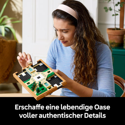 LEGO Icons Springbrunnengarten - Miniatur Bauset für Erwachsene mit Laubengängen, Zypressen, Bäumen, Weinreben, Blumen - Kreative Geschenkidee zum Geburtstag, Einweihung für Frauen, Männer - 10359