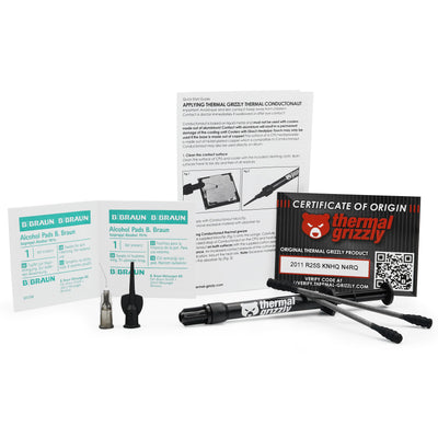 Thermal Grizzly - Conductonaut - 1 Gramm - Flüssigmetall-Wärmeleitpaste - Für Maximale Wärmeleitfähigkeit beim Overclocking von CPU/GPU