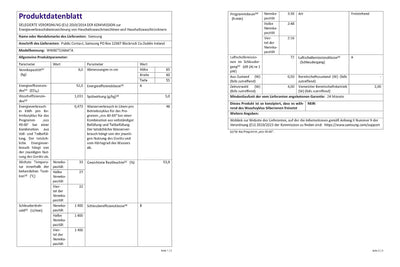 Samsung Waschmaschine, 8 kg, 1400 U/min, Ecobubble, Automatische Waschmittel- und Weichspülerdosierung, Weiß/Schwarz, WW8ET534AATAS2