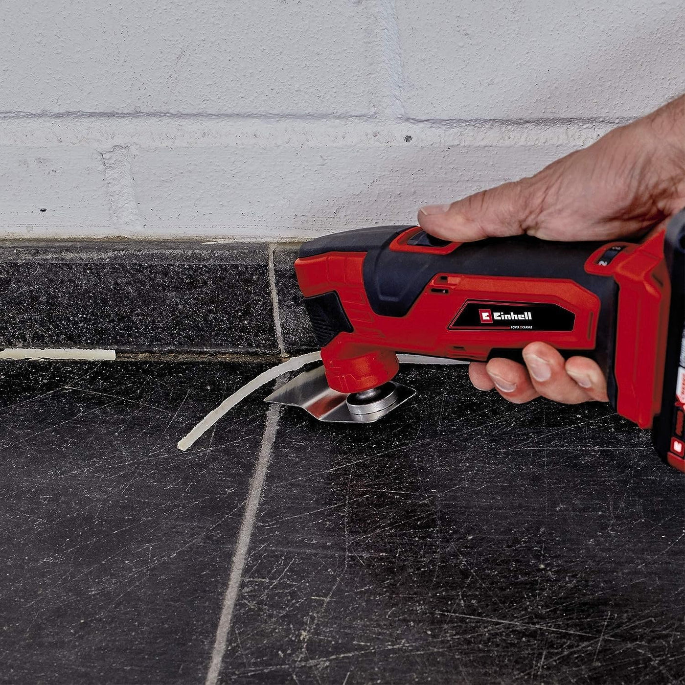 Einhell Akku-Multifunktionswerkzeug TC-MG 18 Li-Solo Power X-Change (Li-Ionen, 18 V, magnetische Werkzeugaufnahme, Drehzahl-Elektronik, inkl. Zubehör, ohne Akku und Ladegerät)