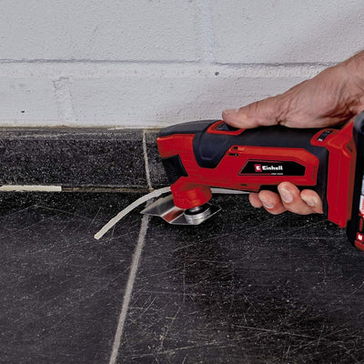 Einhell Akku-Multifunktionswerkzeug TC-MG 18 Li-Solo Power X-Change (Li-Ionen, 18 V, magnetische Werkzeugaufnahme, Drehzahl-Elektronik, inkl. Zubehör, ohne Akku und Ladegerät)