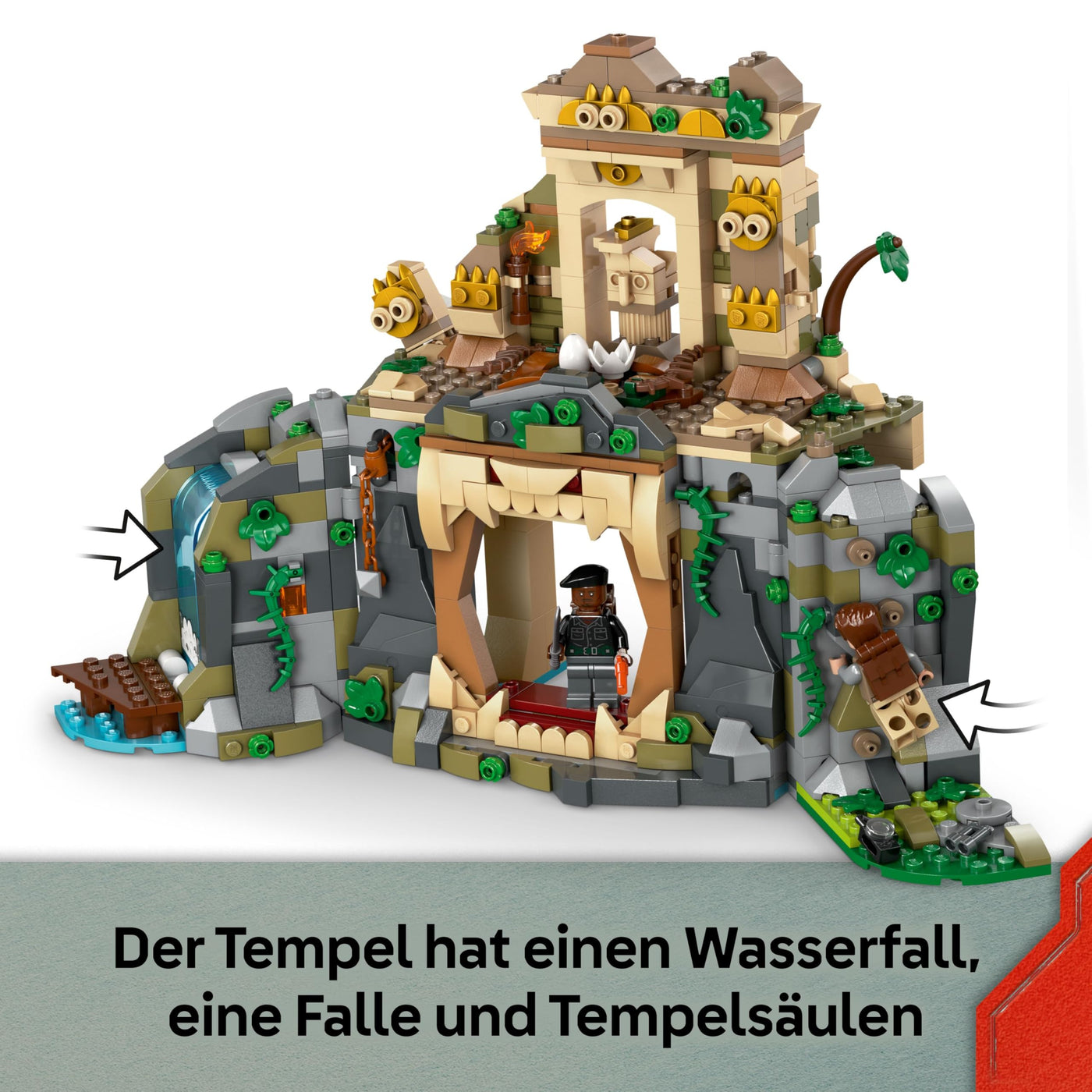 LEGO Jurassic World Spinosaurier & Quetzalcoatlus: Hubschrauber-Einsatz – 2 Spielzeug-Dinosaurier, Hubschrauber, LKW und 4 Minifiguren – Geschenk für Jungen und Mädchen ab 8 Jahren – 76976