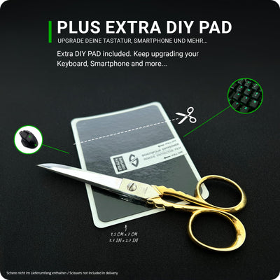 SensoryBoost Grip Tape Set für Logitech G PRO X Superlight 1 & 2 (+ extra Grip-Pad) Schweißabsorbierend, extrem rutschfest, Ultradünn (0.5mm) Selbstklebend & Rückstandsfrei - Gaming Maus Zubehör