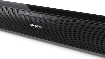 SHARP HTSB100 2.0 Soundbar 75W (USB, Bluetooth, HDMI, Optisch, AUX-In (3,5mm), Breite: 80cm), schwarz