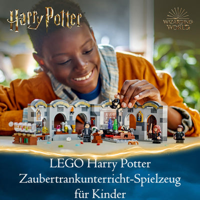 LEGO Harry Potter Schloss Hogwarts: Zaubertrankunterricht, Fantasy-Spielzeug, baubares Klassenzimmer, Geschenkidee für Jungen, Mädchen und alle Fans, mit Hermine Granger und Severus Snape 76431