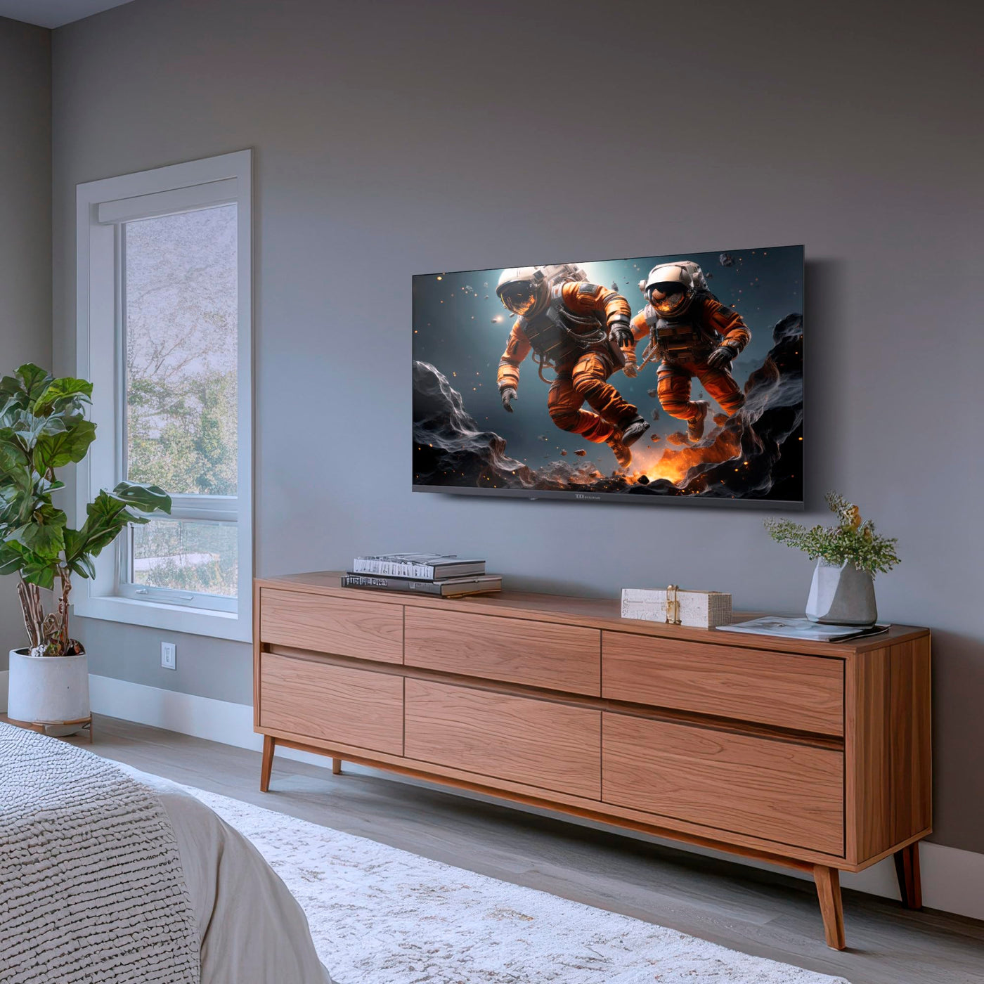 TD Systems - 40 Zoll Full HD Smart TV, Android GTV 14, HD DVB-T2/C/S2 Television, Modell 2025, Fernseher mit 2 Jahren Garantie - PRIME40C21GLE