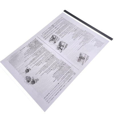 OKLILI 5 x Trägerblätter, kompatibel mit Doxie Go SE DX400 Q Q2 A4 Briefgröße Scanner Scan A3 B4 ungerade Größe, fadenschein, gefaltet, zerrissenes zerbrechliches Papier, Quittung, Zeitungsausschnitt,
