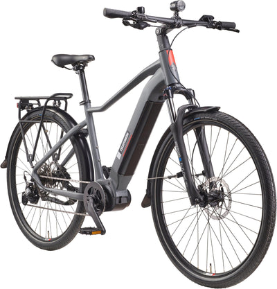 TELEFUNKEN E-Bike Herren 29 Zoll, Elektrofahrrad Mittelmotor, 10-Gang Kettenschaltung, Hydr. Scheibenbremsen - Pedelec SUV-Bike, SUV700