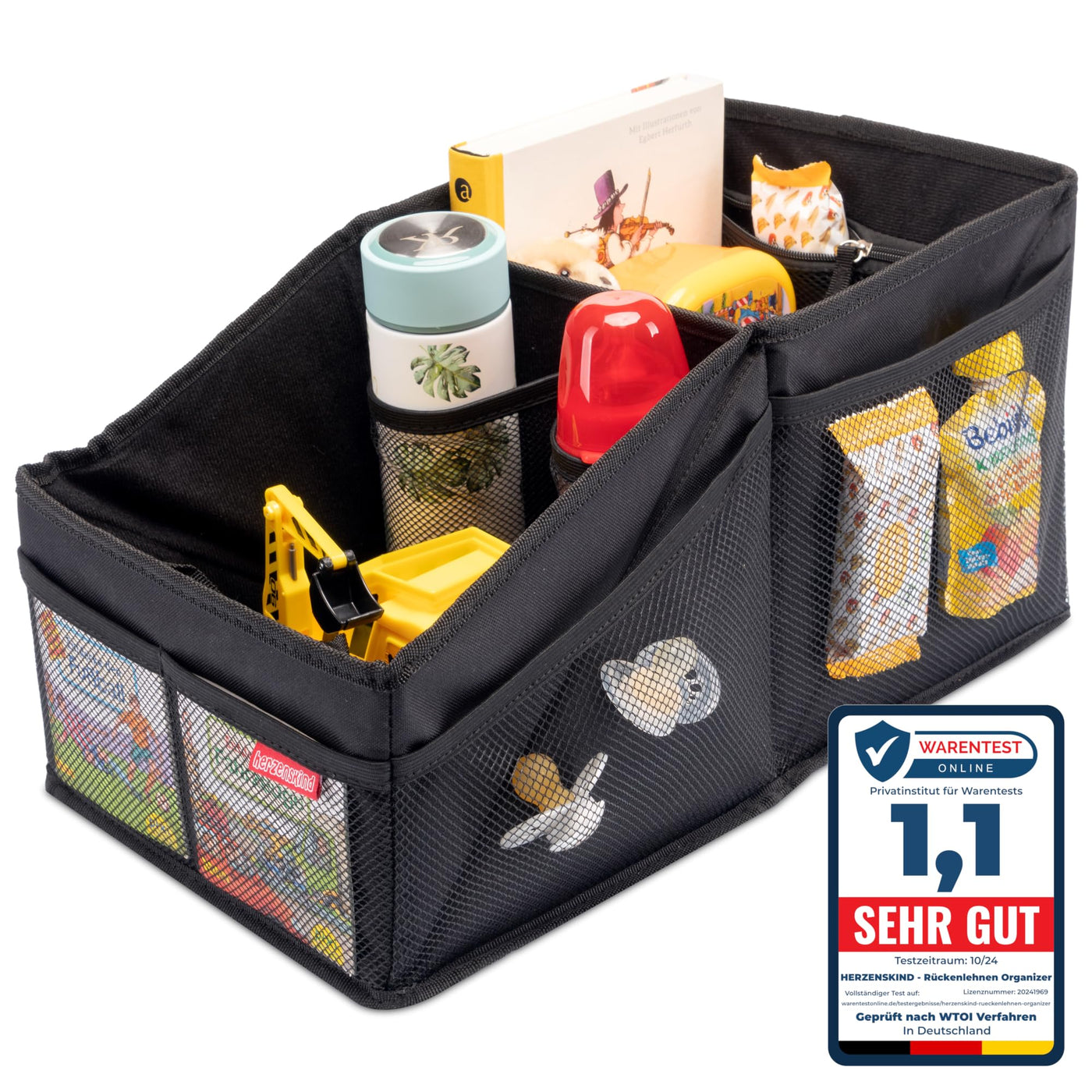rücksitz aufbewahrung HerzensKind Auto Organizer