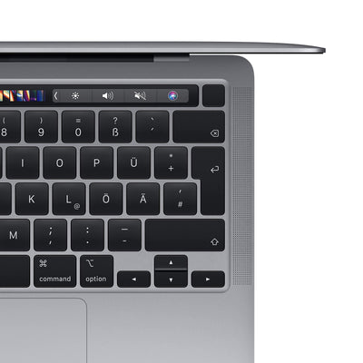 2020 Apple MacBook Pro mit Apple M1 Chip (13-Zoll, 8GB RAM, 256GB SSD Speicher) (QWERTZ German) Space Grau (Generalüberholt)