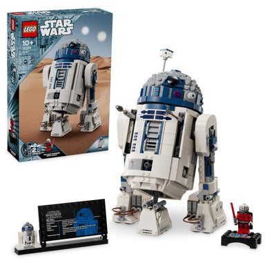 LEGO Star Wars 75379 R2-D2 Spielzeug – Spielfigur zum Ausstellen mit drehbarem Kopf, Periskop und Werkzeugen mit Darth Malak Minifigur – Geschenk für Jungs ab 10 Jahren und Erwachsene