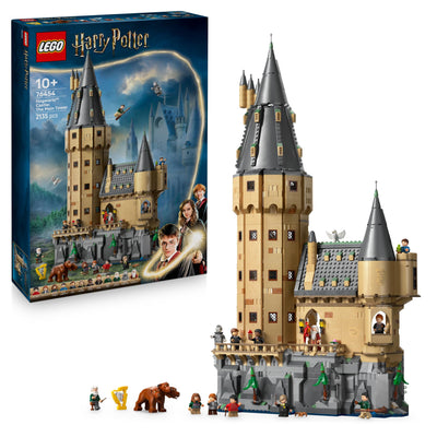 LEGO Harry Potter Schloss Hogwarts: Der Hauptturm - Spielzeug mit fliegendem Schlüssel, Zauberschachzimmer, 12 Minifiguren - Geschenk für Jungen, Mädchen & Erwachsene Fans ab 10 Jahren - 76454