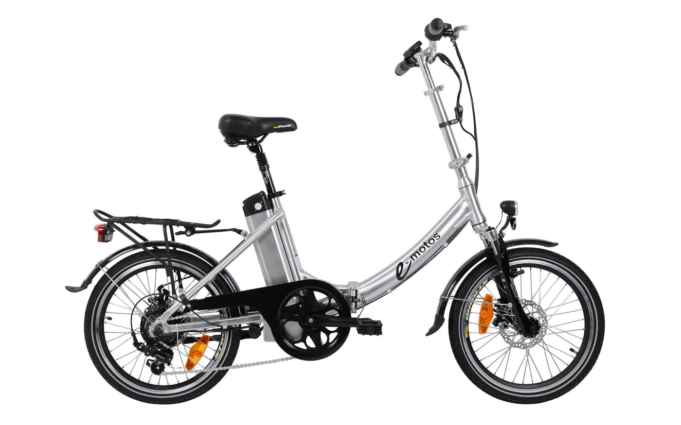 e-motos Alu Pedelec K20 Faltrad Klapprad E-Bike mit Akku (14,50Ah)