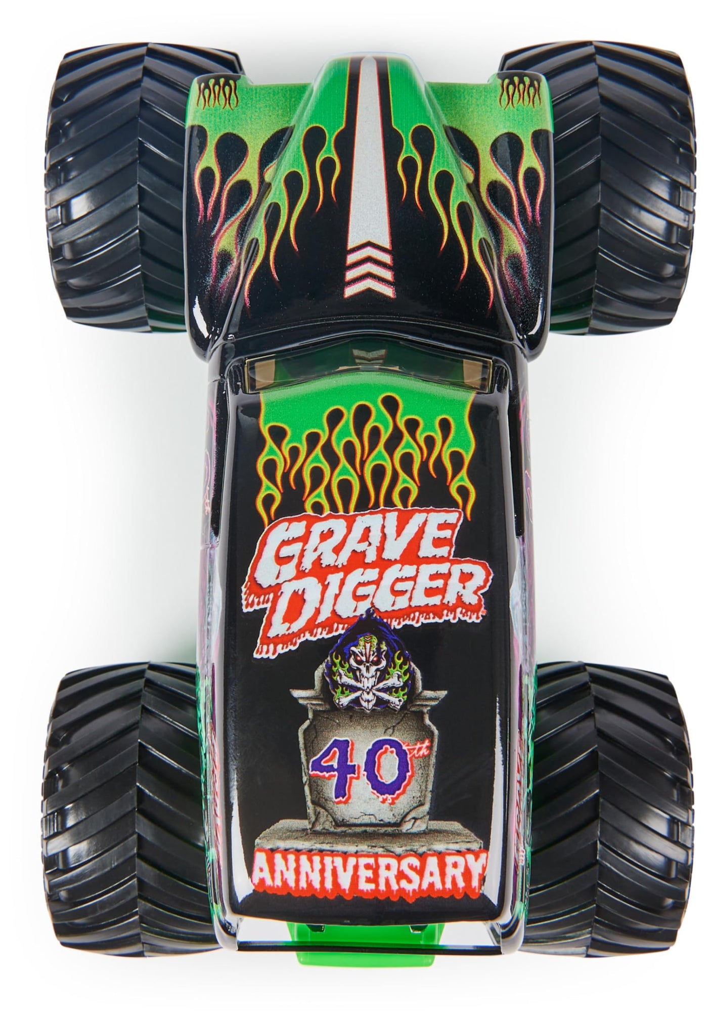 Monster Jam, Grave Digger Monster Truck, detailreiches Metall-Spritzguss-Fahrzeug zum Spielen und Sammeln im Maßstab 1:24, klassisches Farb-Schema, Spielzeug für Kinder ab 3 Jahren