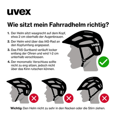 uvex active - sicherer Allround-Helm für Damen und Herren - individuelle Größenanpassung - erweiterbar mit LED-Licht - white black - 56-60 cm
