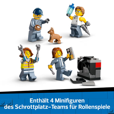 LEGO City 60472 Auto-Schrottplatz Bauspielzeug für Jungen und Mädchen ab 7 Jahren