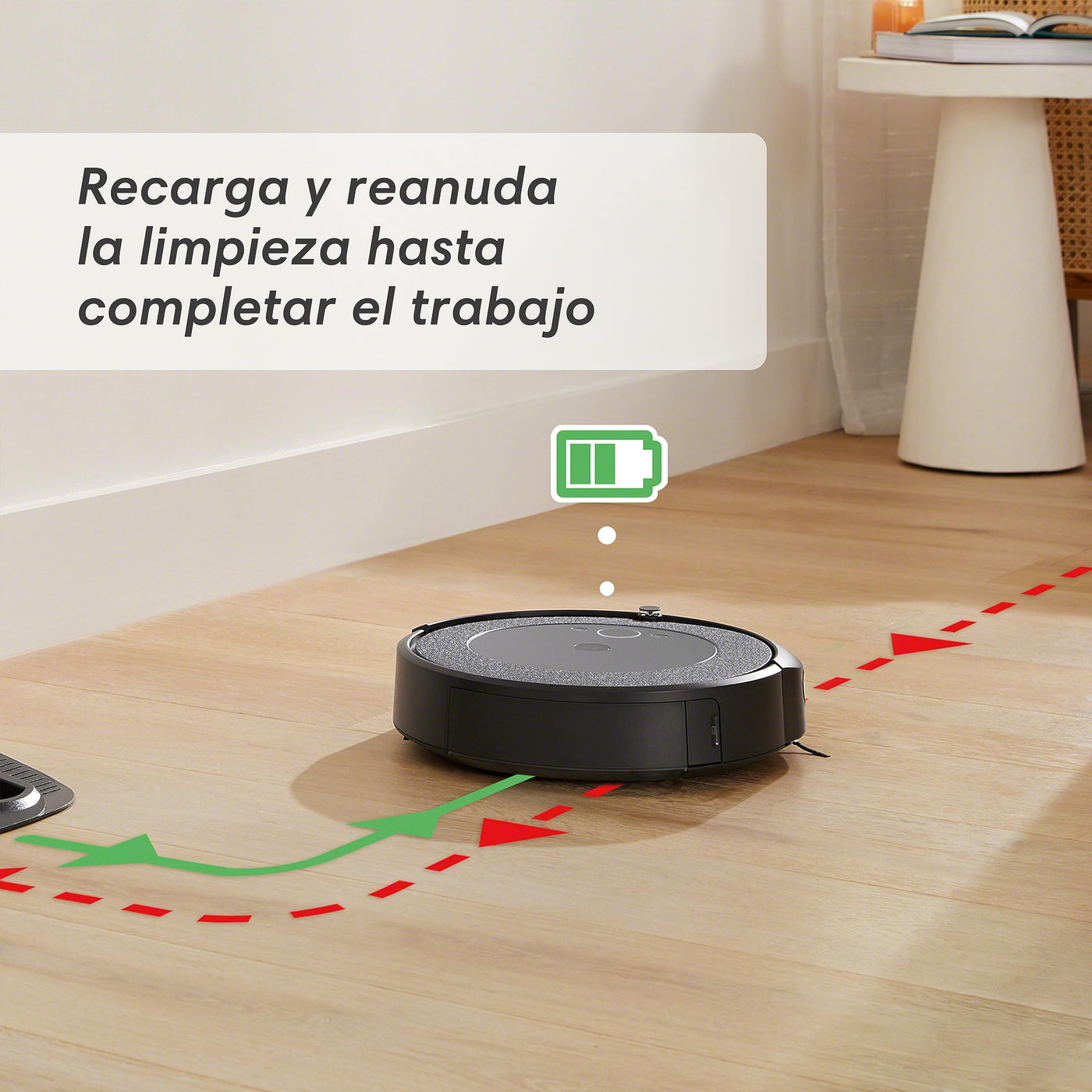 iRobot Roomba Combo i5 (i5172) Saug- und Wischroboter, WLAN-fähig, intelligente Navigation, 2 Gummibürsten für alle Böden, Reinigung nach Raum, Kompatibel mit Sprachassistenten, Farbe: Cool