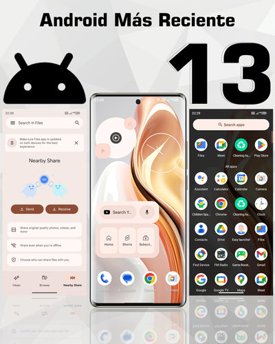 Ulefone Note 17 Pro Smartphone Ohne Vertrag, 24+256GB Android 13 Handys, 3D-gebogener Bildschirm 6,78 AMOLED-Kamera 108MP+32MP, 5050mAh/33W, Dual-SIM 4G/NFC/Fingerabdruck auf dem Bildschirm/GPS/OTG