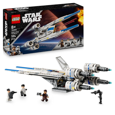 LEGO Star Wars 75399 Rebel U-Wing Starfighter - Spielzeug mit Schwenkflügelfunktion & 3 Minifiguren inkl. Cassian Andor & K-2SO Droidenfigur - Geschenk für Jungen ab 8 Jahren & Andor Staffel 2 Fans