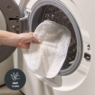 SEVERIN 2-in-1 Dampfreiniger mit Mehrzweck-Funktion & praktischem Kombi-Zubehör, für alle Hartböden und Teppiche, entfernt 99,9% Bakterien, nur 15 Sekunden Aufheizzeit, 9m Kabel, weiß/schwarz, SC 7145