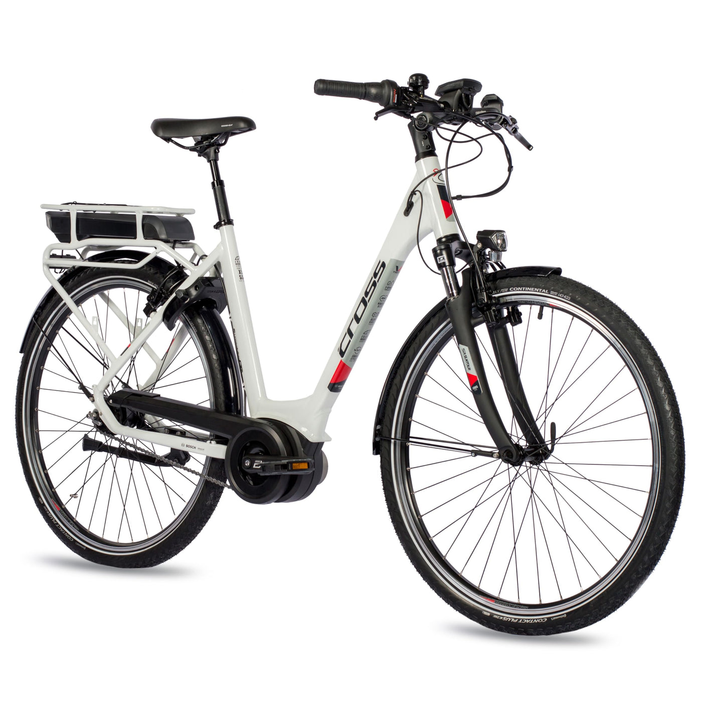 Airtracks 28 Zoll Trekking Fahrrad E-Bike V-Tron LS Rack Active LINE Gen3 500 Wh 7 Gang Shimano Nexus - Rahmen 45cm 50cm 55cm - Mod 2024 (45cm (Körpergröße 165-175cm))