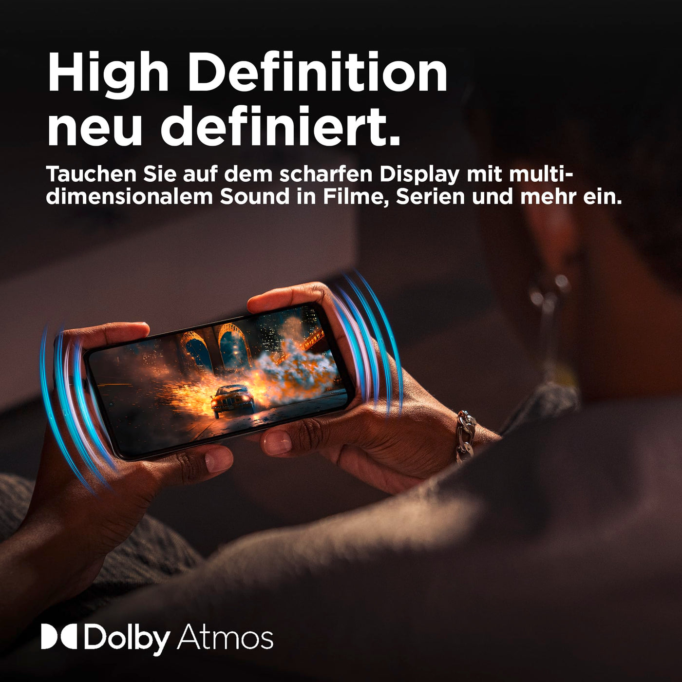 Motorola Moto g55 5G Smartphone (6,49"-FHD+-Display, 50-MP-Kamera, 8/256 GB, 5000 mAh, Android 14) Smoky Green (Veganes Kunstleder), inkl. Schutzcover [Exklusiv bei Amazon]