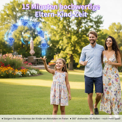 Fliegender Ball Lite Spielzeug, Mini Drohne KI-Bewegungssteuerung & 360°-Flip, Wiederaufladbare Drohne für Kinder & Erwachsene,Spinner-Ball geschenk für Jungen und Mädchen ab 6 7 8 Jahren