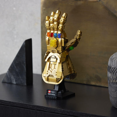 LEGO 76191 Marvel Super Heroes Infinity Handschuh, Avengers-Set für Erwachsene mit Modell von Thanos' Gauntlet zum Bauen, Fanartikel, Geschenk für Männer, Frauen, Sie und Ihn
