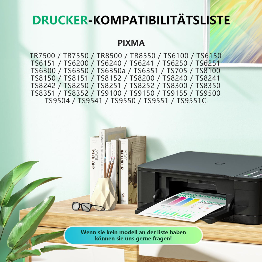 Kompatible Druckerpatronen Für Canon PGI-580 CLI-581XXL – 5er-Pack, Multipack Für Viele Pixma-Modelle