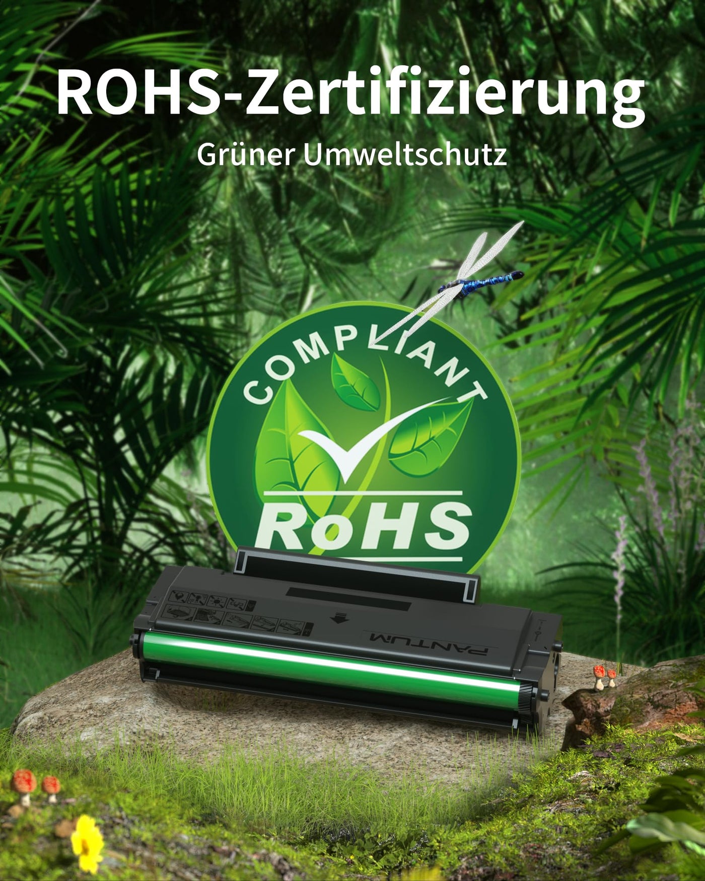 PANTUM PA-210 Original Tonerkartusche Schwarz Laser P2502W P2500W M6500W M6500NW M6508NW M6550NW M6558NW M6800FDW M6808FDW, 1.600 Seiten