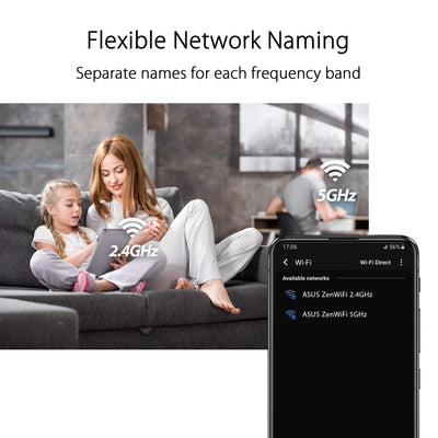 ASUS ZenWiFi XD4 Plus 3er Set AX1800 Whole-Home Mesh WiFi 6 System kombinierbarer Router (bis zu 445m² Abdeckung, AiMesh, AiProtection, Wandbefestigung, App Steuerung) weiß