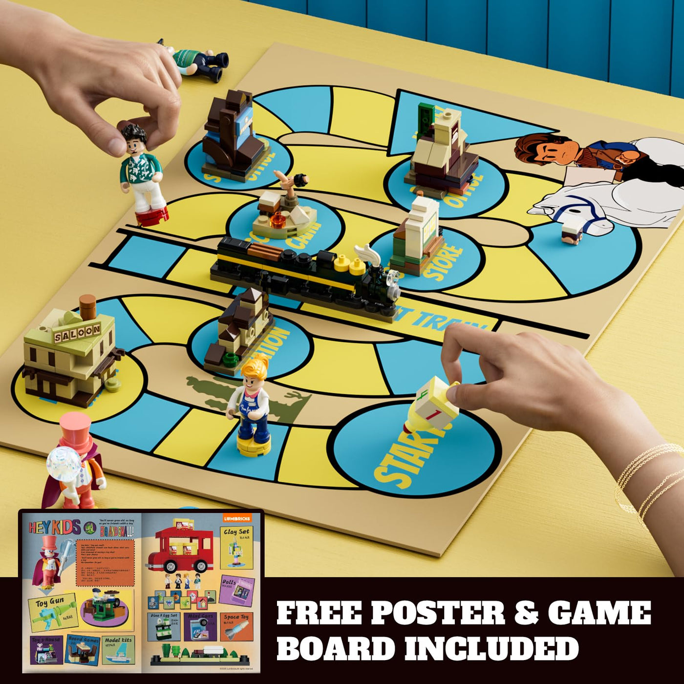 Lumibricks Stadtleben Spielzeugladen Beleuchtung Klemmbausteine Haus, 3086Pcs Modular Building, 2-in-1 Bauhaus & Puppenhaus, Geschenkidee für Jugendliche & Erwachsene Spielzeugfans, L9100