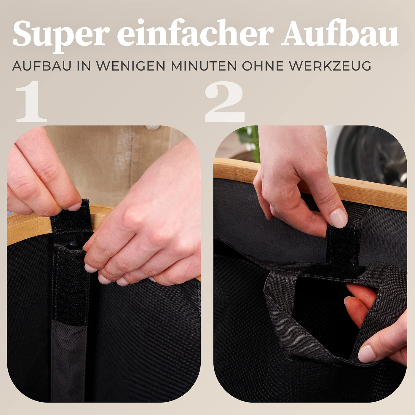 HENNEZ Wäschekorb mit Deckel 2 Fächer Wäschekorb schmal schwarz 141L Wäschesack - Wäschesortierer Anthrazit Wäschebox Wäschetonne schwarzer Wäschesammler mit Deckel Wäschetruhe dunkle Wäschekörbe