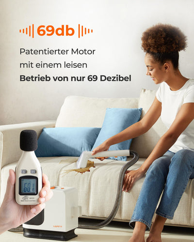 uwant B200 SE, Polsterreiniger gerät, Schwebemagnetmotor-Technologie, geeignet für die Reinigung von Sofas, Teppichen, Matratzen, 12000Pa, 69db