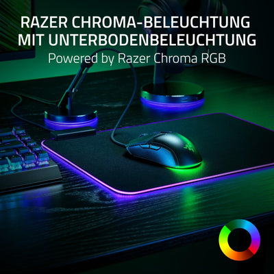Razer Cobra - Leichte kabelgebundene Gaming-Maus mit Chroma RGB (Federleichte 57 g, Optische Maus-Switches der 3. Gen, Chroma-Beleuchtung mit Unterbodenbeleuchtung, Präzise Sensor-Anpassungen) Schwarz