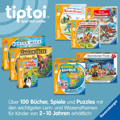 Ravensburger tiptoi Starter-Set Plus 00159: Stift und Buch Meine schönsten Kinderlieder - Plus Ladestation