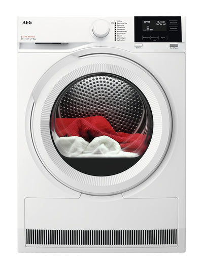 AEG Wärmepumpentrockner 8 kg – Serie 7000 SensiDry schonendes & energiesparendes Trockenverfahren – A++ – Mengenautomatik – Schontrommel – Knitterschutz – TR7T60580