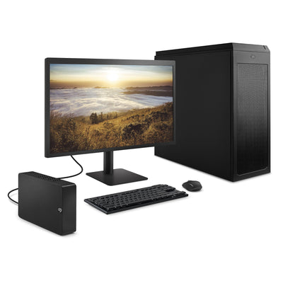 Seagate Expansion Desktop 10TB externe Festplatte, 3.5 Zoll, USB 3.0, PC & Notebook, inkl. 2 Jahre Rescue Service, Modellnr.: STKP10000400