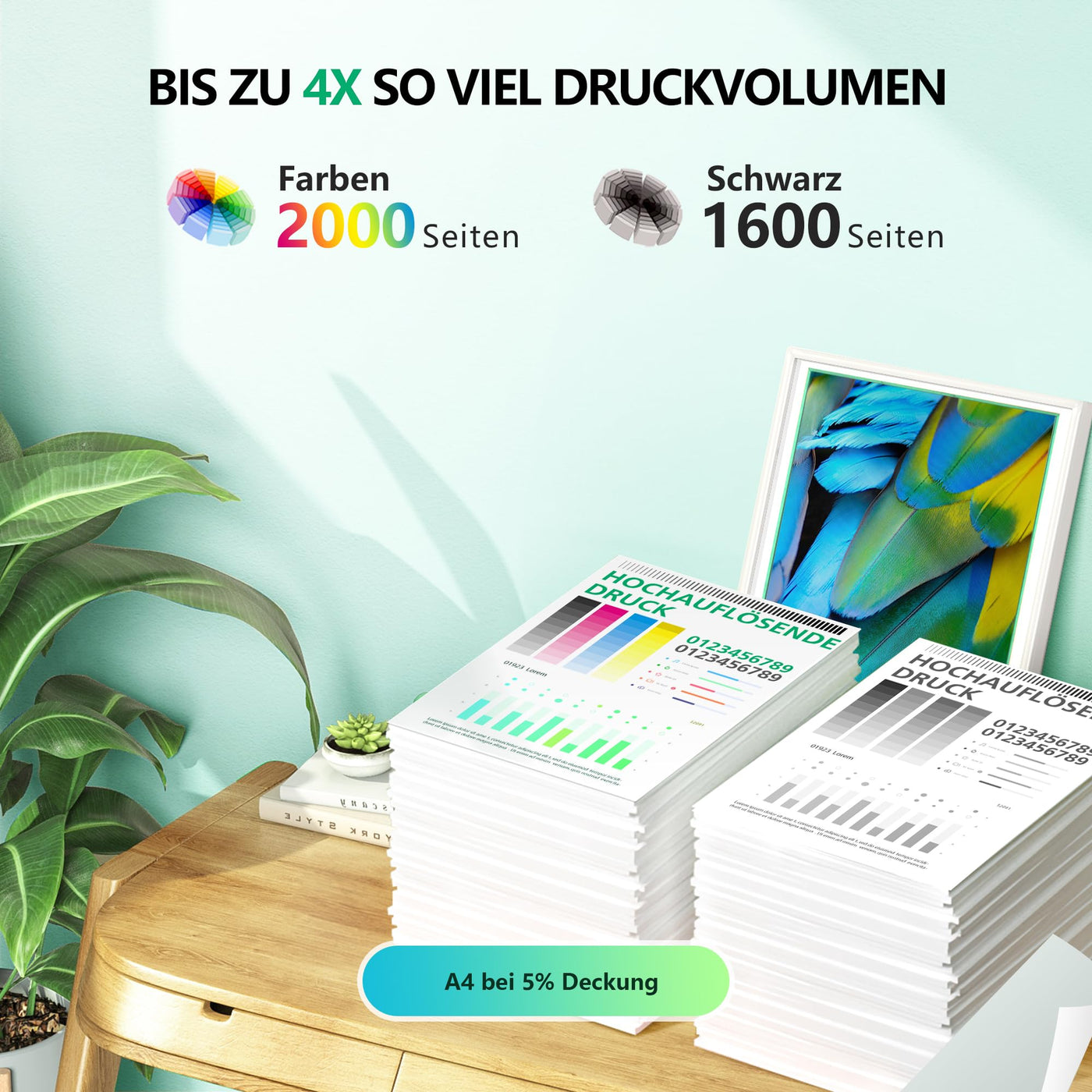 NewLift 963XL Multipack Kompatibel für HP 963 HP 963XL Druckerpatronen für HP officejet Pro 9010 patronen,9020 9012 9022 9014 9015 9016 9018 9019 (963XL Multipack,4er-Pack)