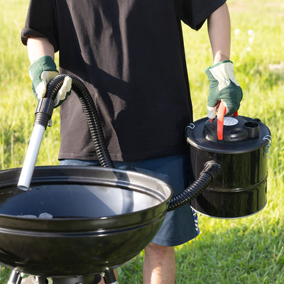 Navaris Aschesauger 10L mit Filter 800W - Asche Staubsauger für Kamin BBQ Grill Ofen - Kaminsauger Aschestaubsauger Kaminstaubsauger