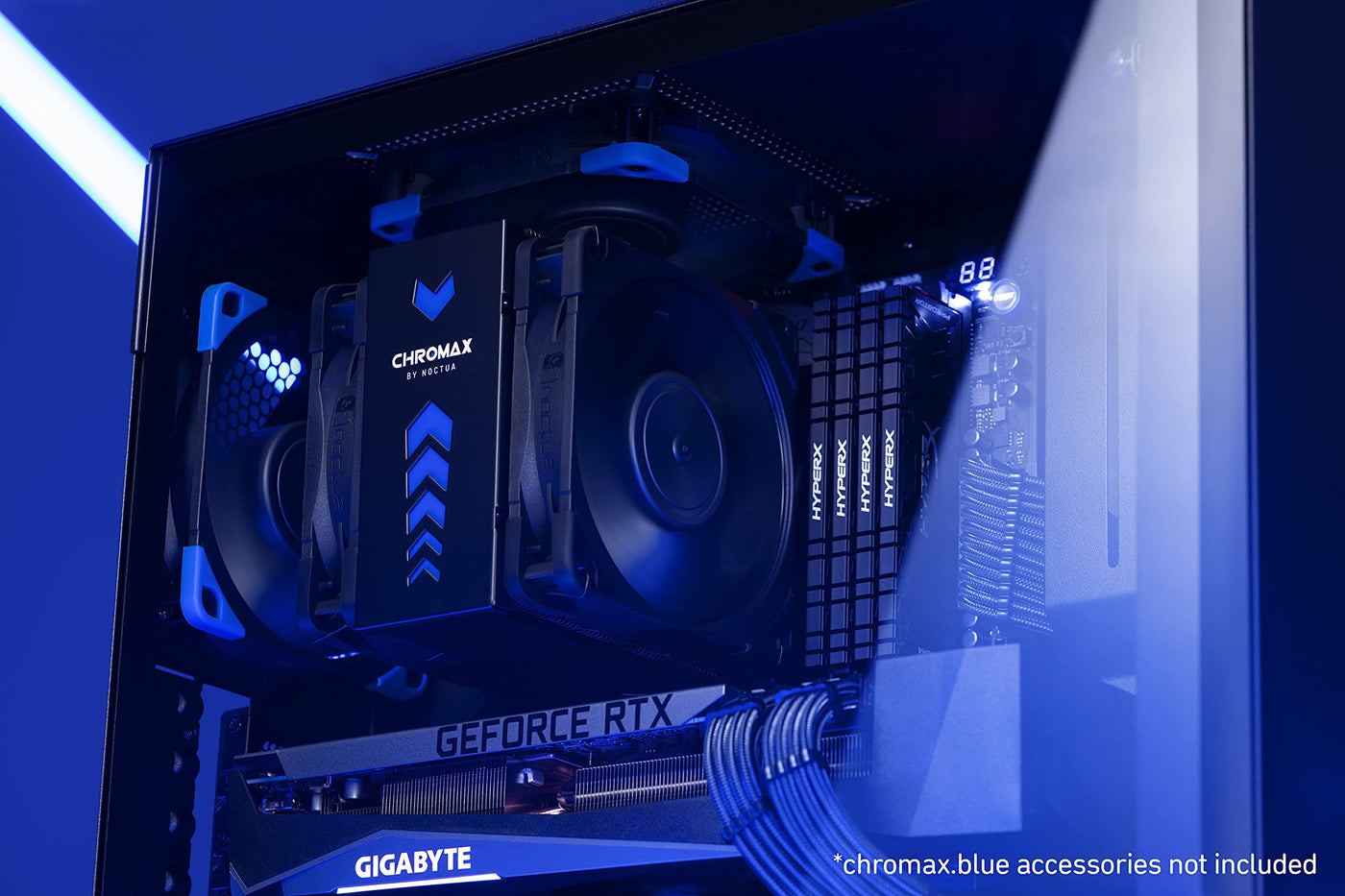 Noctua NH-U12A chromax.black, 120mm Single-Tower CPU-Kühler (Schwarz), Kompatibel mit Desktop