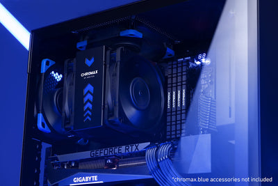 Noctua NH-U12A chromax.black, 120mm Single-Tower CPU-Kühler (Schwarz), Kompatibel mit Desktop