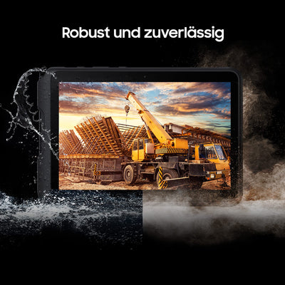 Samsung Galaxy Tab Active4 Pro 5G Enterprise Edition, robustes 10,1 Zoll Android Tablet, 128 GB, 7.600 mAh Akku, Business Tablet, Black