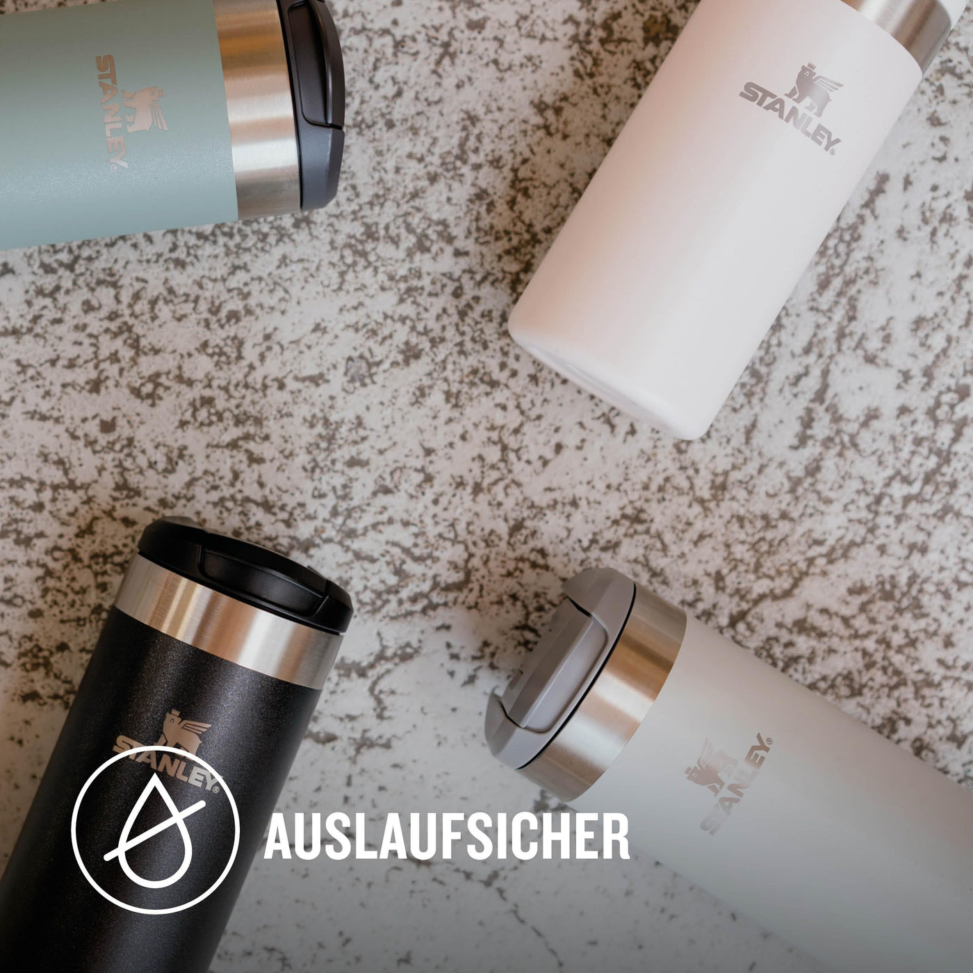 Stanley Aerolight Transit Thermobecher 0.35L - Hält 4 Stunden Heiß - Spülmaschinenfest - Kaffeebecher To Go Auslaufsicher - Kompatibel mit gängigen PKW-Getränkehalterungen - Thermosflasche - Rose